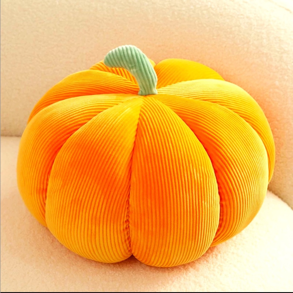 NWOT. Pumpkin Pillow, Orange